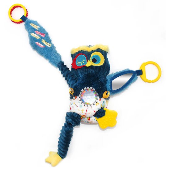 Peluche d'activités nomade Astros le hibou   de               Les Déglingos