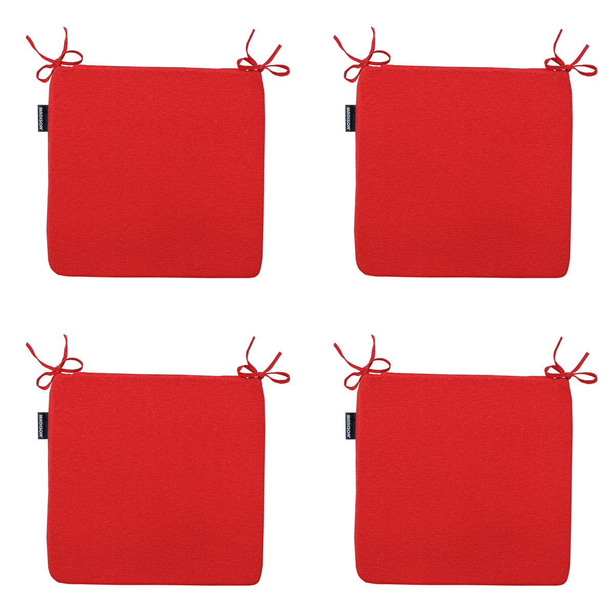 Madison Panama red Zitkussen - Set van 4