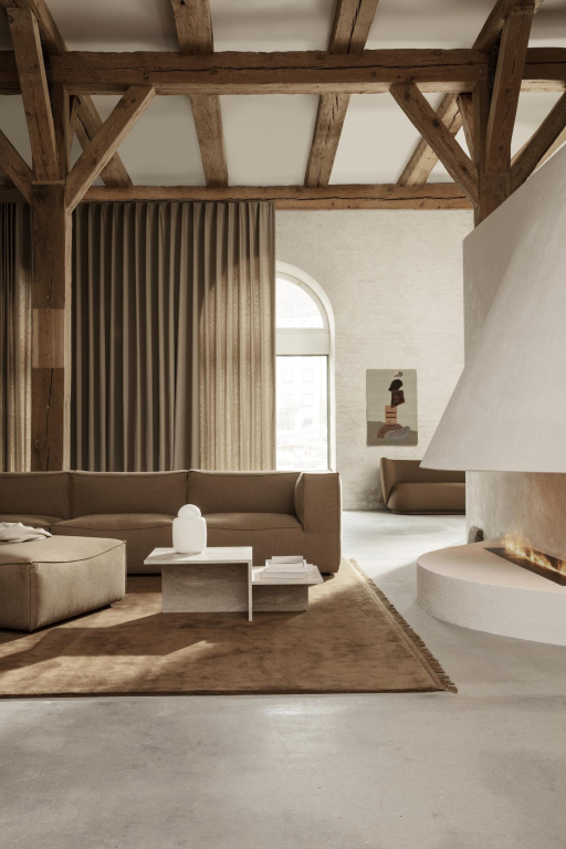 Ferm Living Distinct salontafel Travertin