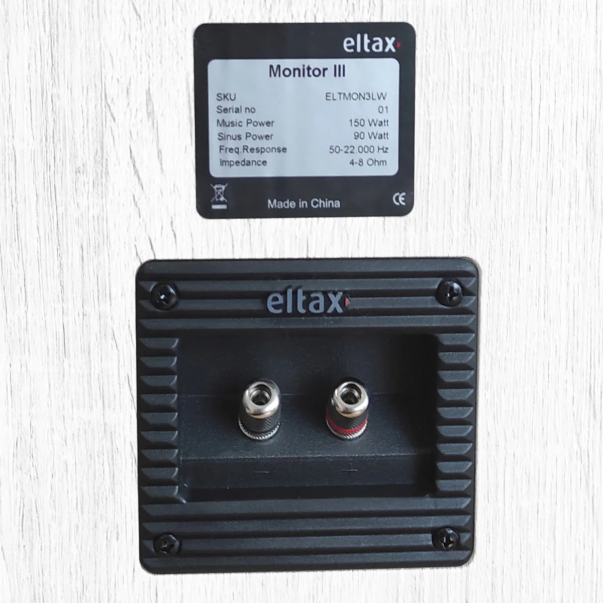 Eltax Monitor III Blanc (la paire) Enceintes bibliothèque