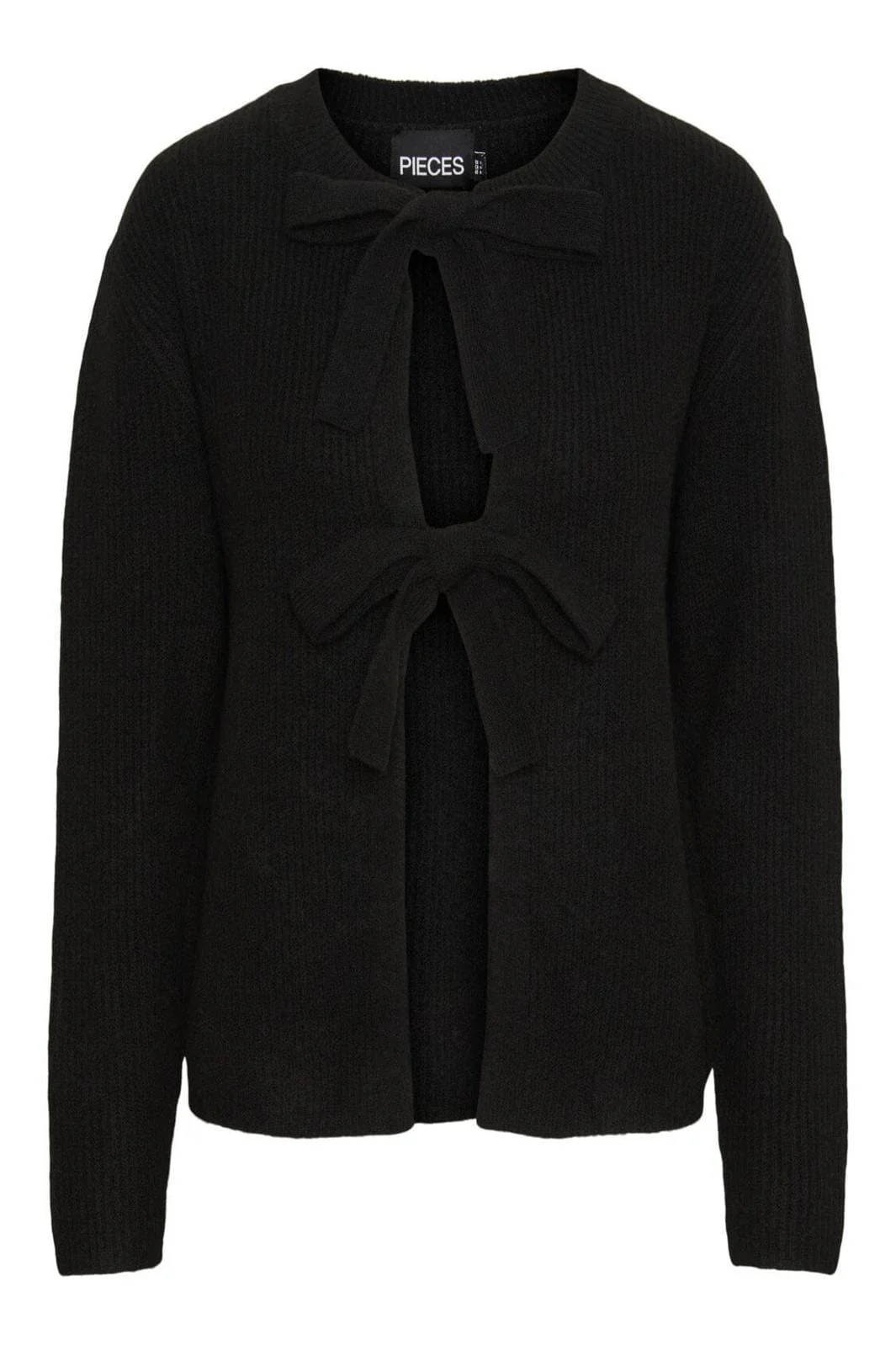 Pieces Pcsilly Ls Reversible Tie Knit 4511205 black