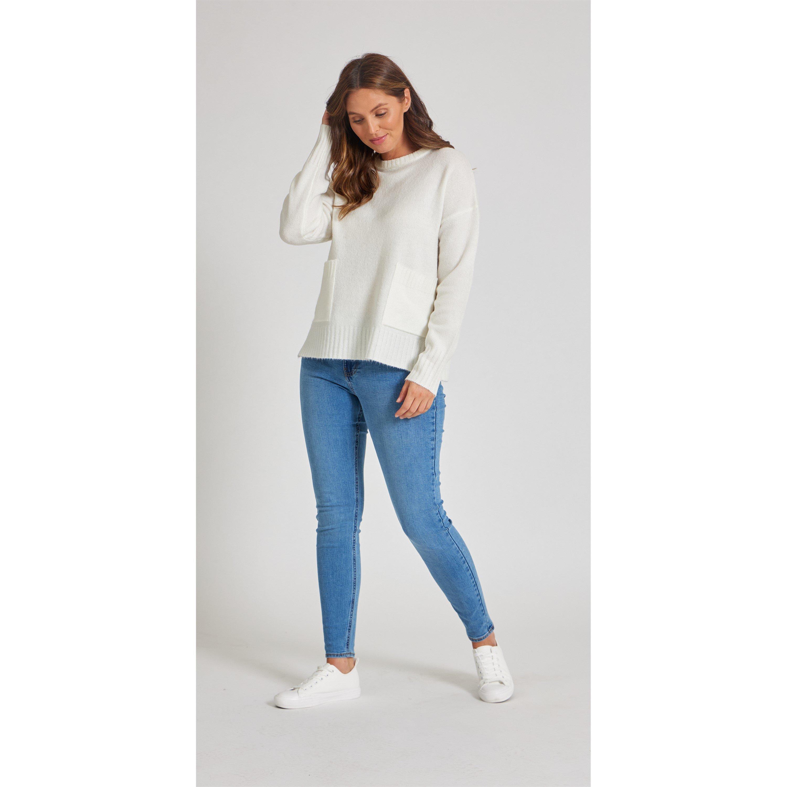 Be You BY Pocket Crew Neck Jumper