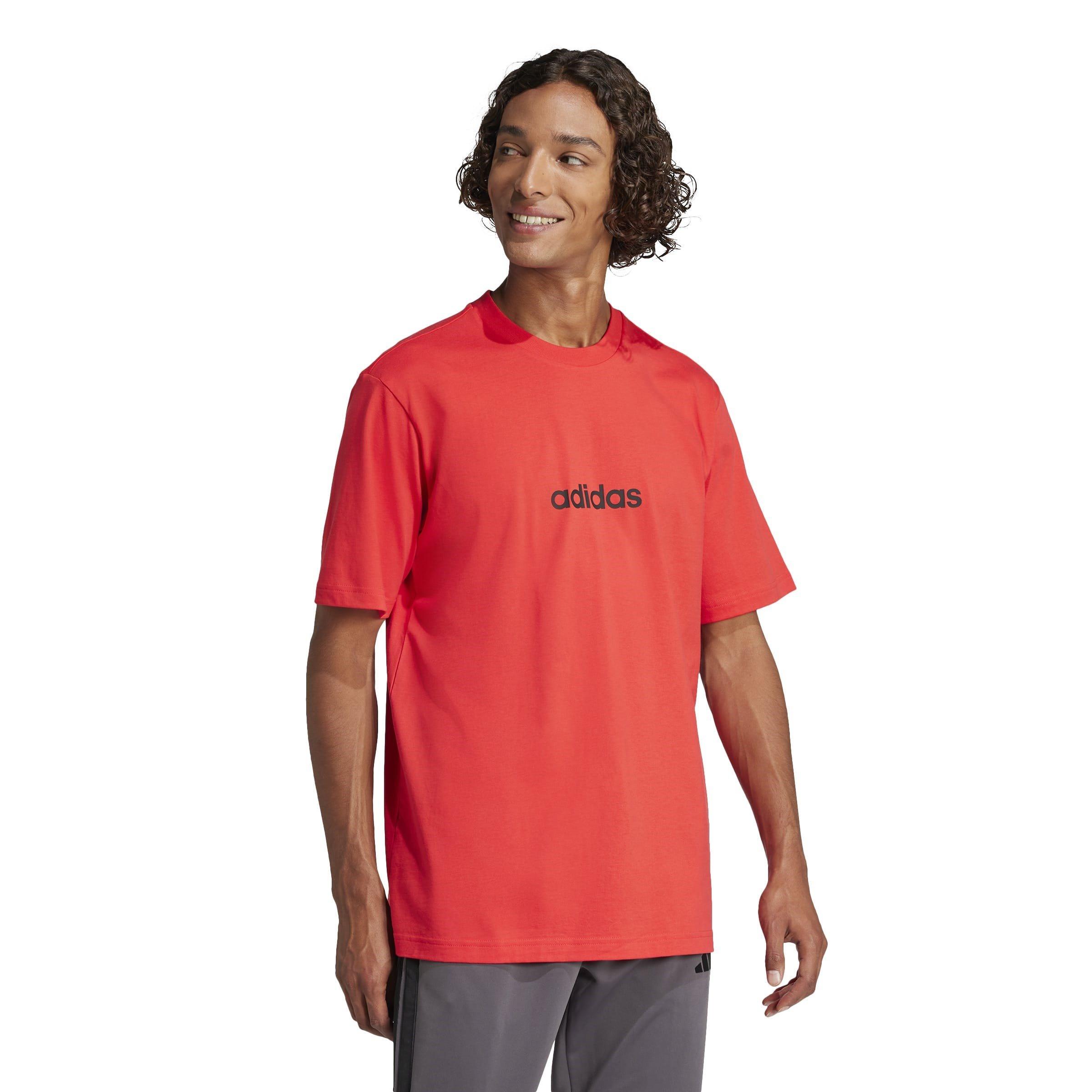 adidas Essentials Single Jersey Logo T-Shirt Mens