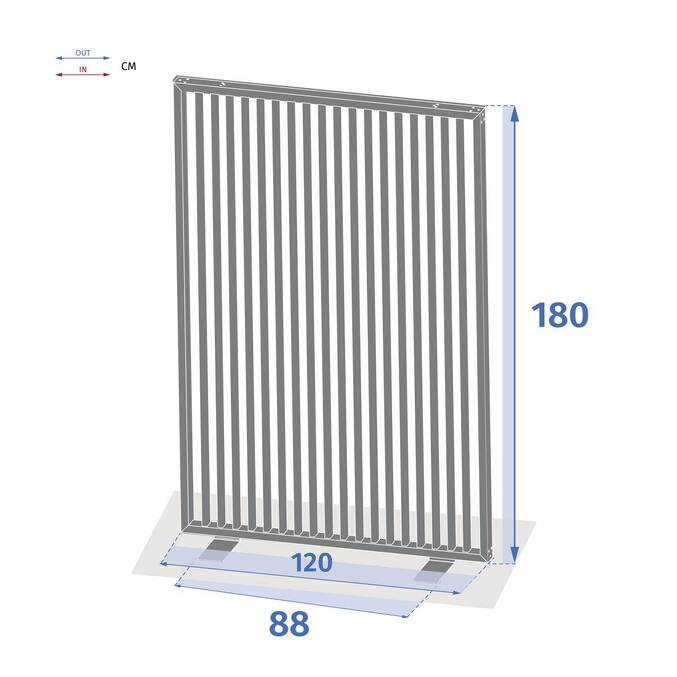 Brise-vue d'extérieur ZUPTA Graphite