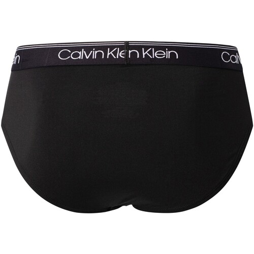 Calvin Klein Jeans - Pack De 3 Calzoncillos Elásticos De Microfibra Para Cadera Negro