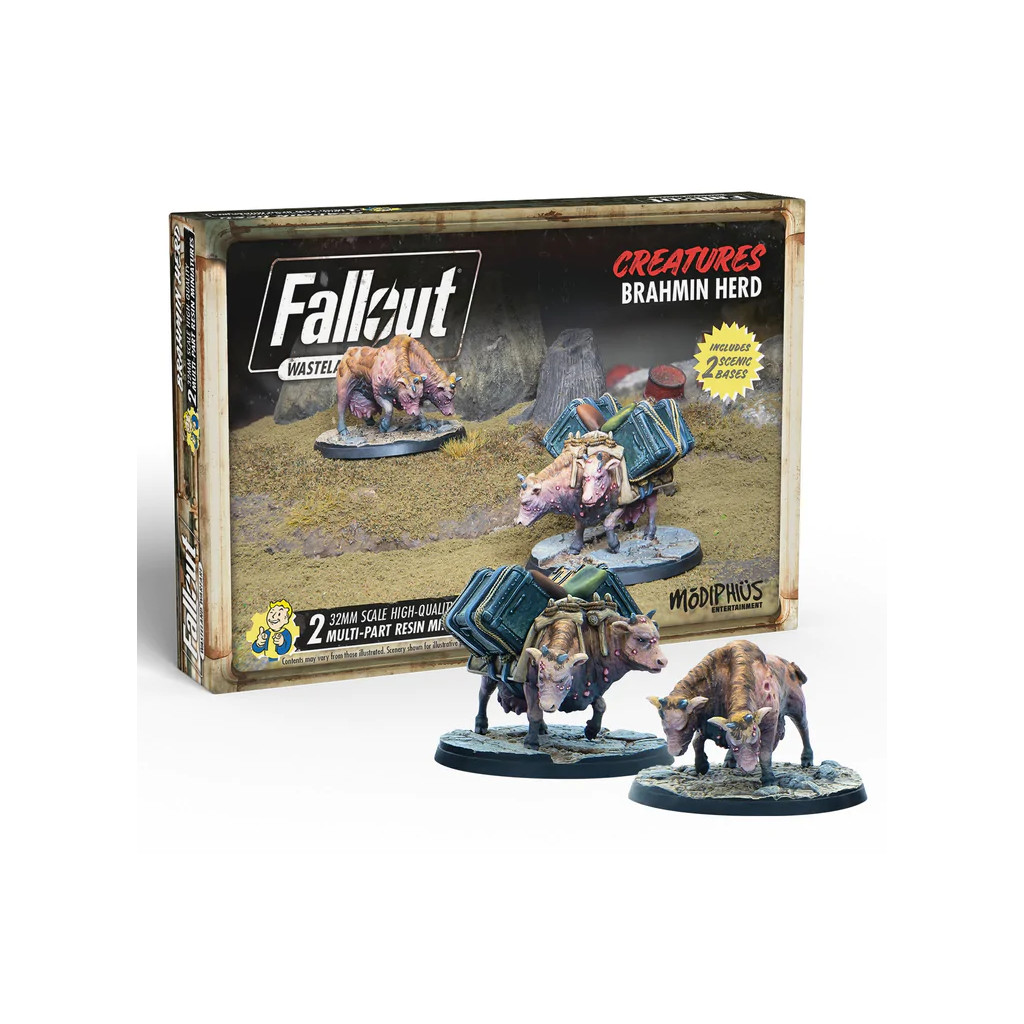Fallout: Wasteland Warfare - Créatures : Brahmin Herd