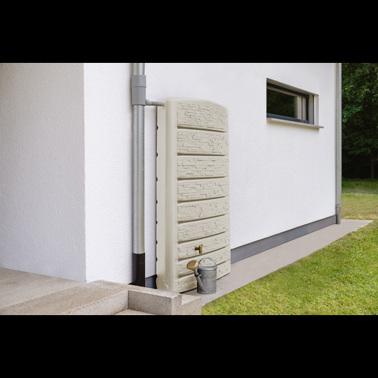 Cuve murale extra slim stone 400L sable
