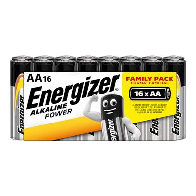 ENERGIZER Power - 16 piles alcalines - AA LR06