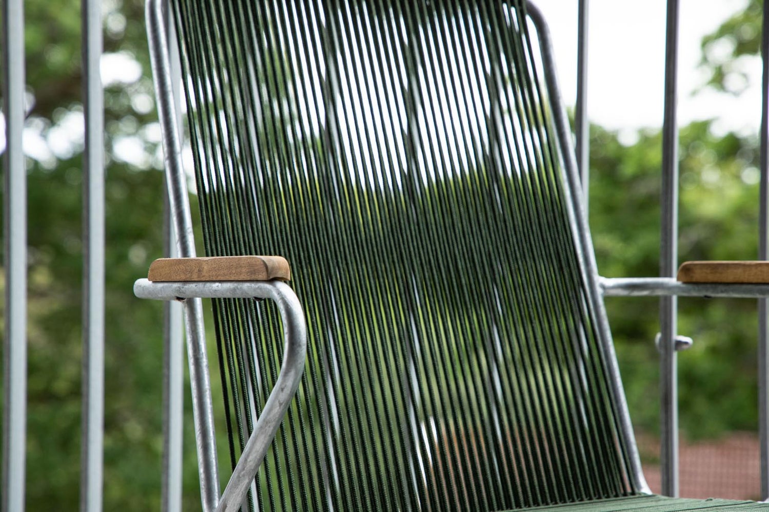 Bois stapelbare tuinstoel, groen. Set van 2.