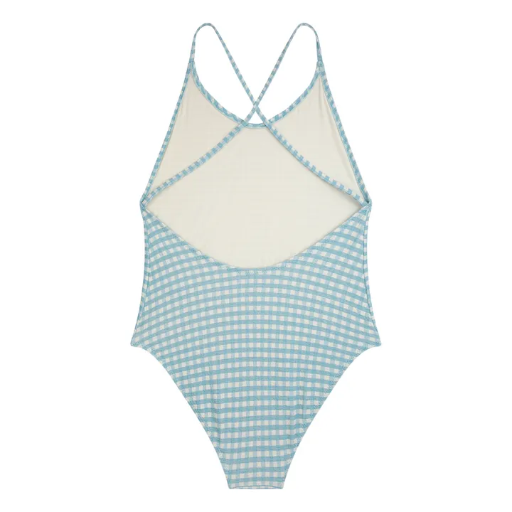 Bobo Choses Maillot 1 Pièce Vichy - Collection Femme  | Bleu turquoise