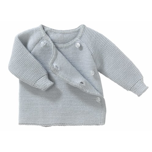 Brassière maille gris prématuré - BEBE9 CREATION