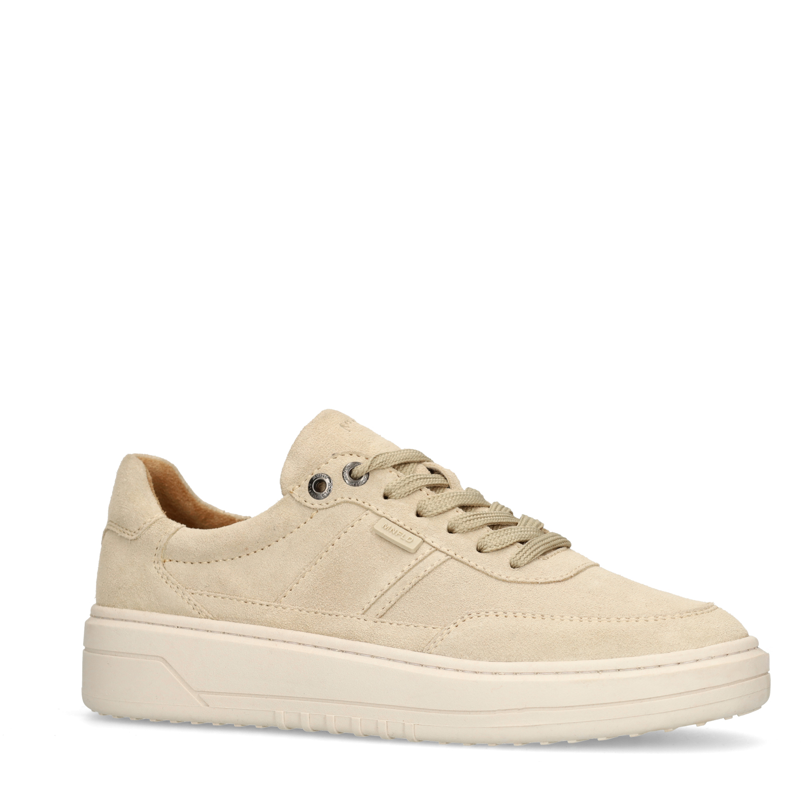 Beige suède sneakers