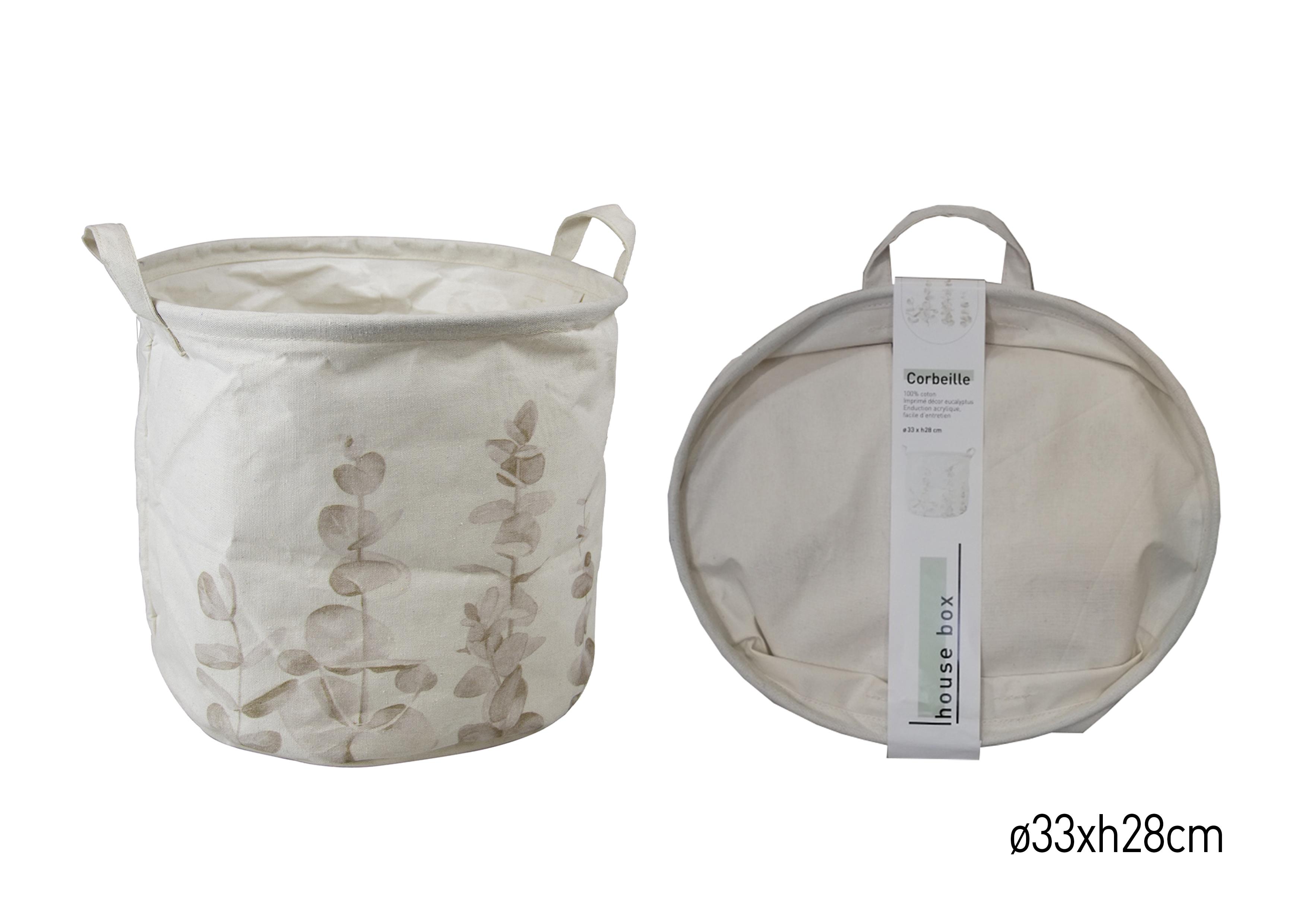 CORBEILLE RANGEMENT RONDE D.33CM