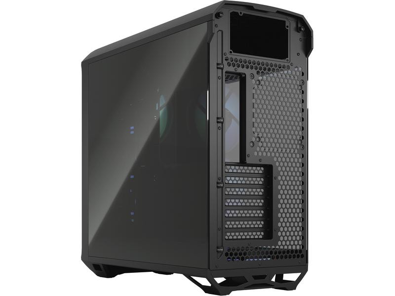 Fractal Design PC-Gehäuse Torrent RGB TG Schwarz Elegantes, kompaktes Big-Tower mit Sichtfenster und RGB Beleuchtung