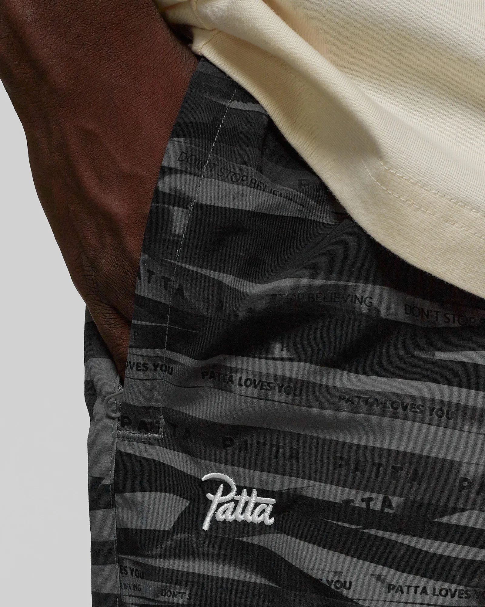 PATTA RIBBONS NYLON M2 TRACK PANTS