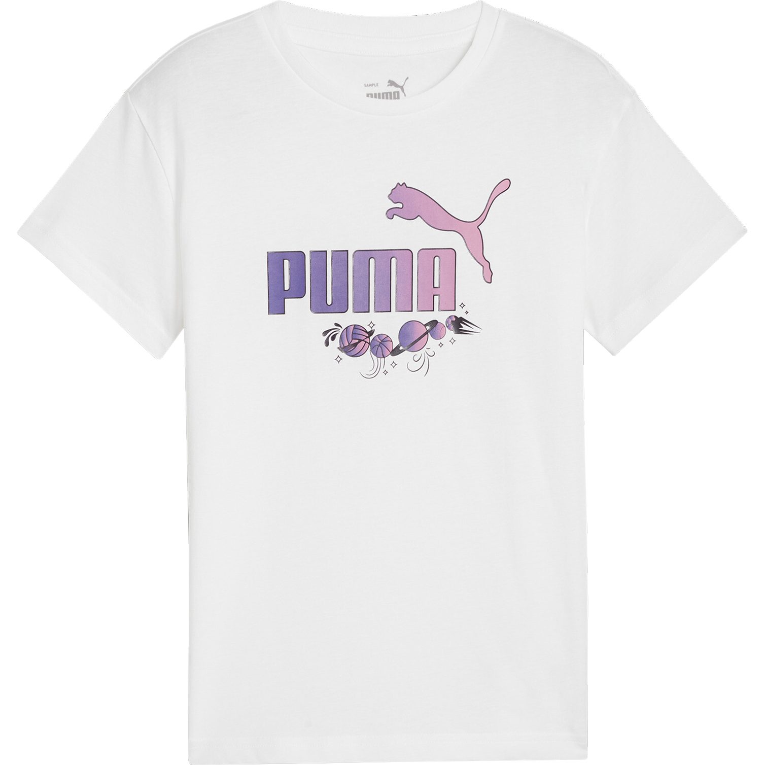 Puma Essentials+ Graphic T-Shirt Mädchen puma white