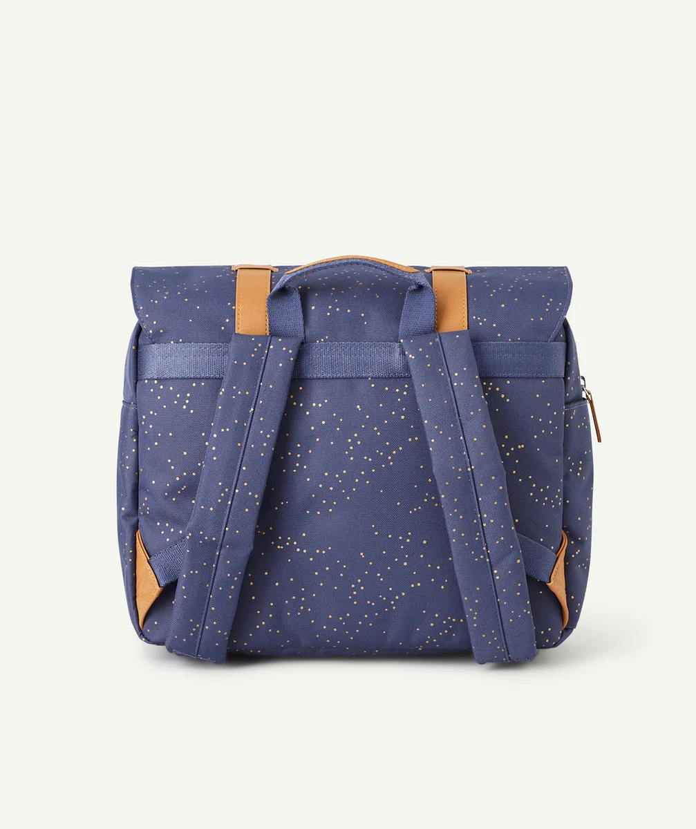 FRESKCARTABLE BLEU IMPRIMÉ CONFETTIS EN PLASTIQUE RECYCLÉ ENFANT