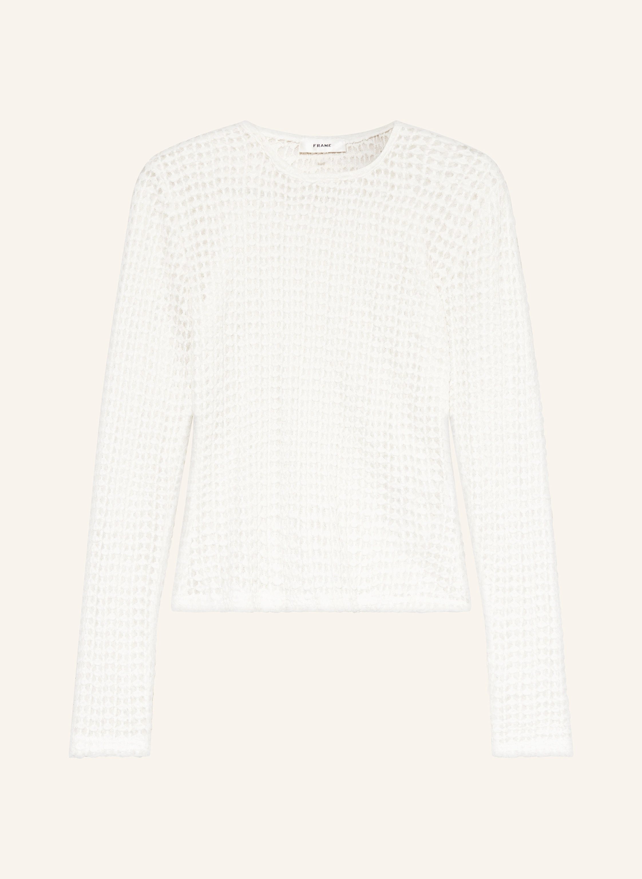 FRAME Longsleeve THE POPCORN TOP aus Mesh
