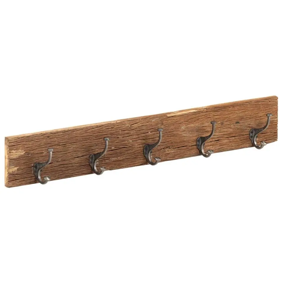 vidaXL - Kapstok - Bruin - Hout