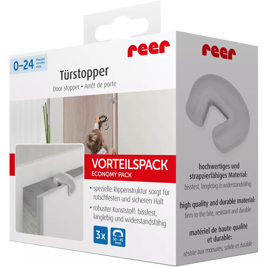 reer Türstopper Vorteilspack transparent