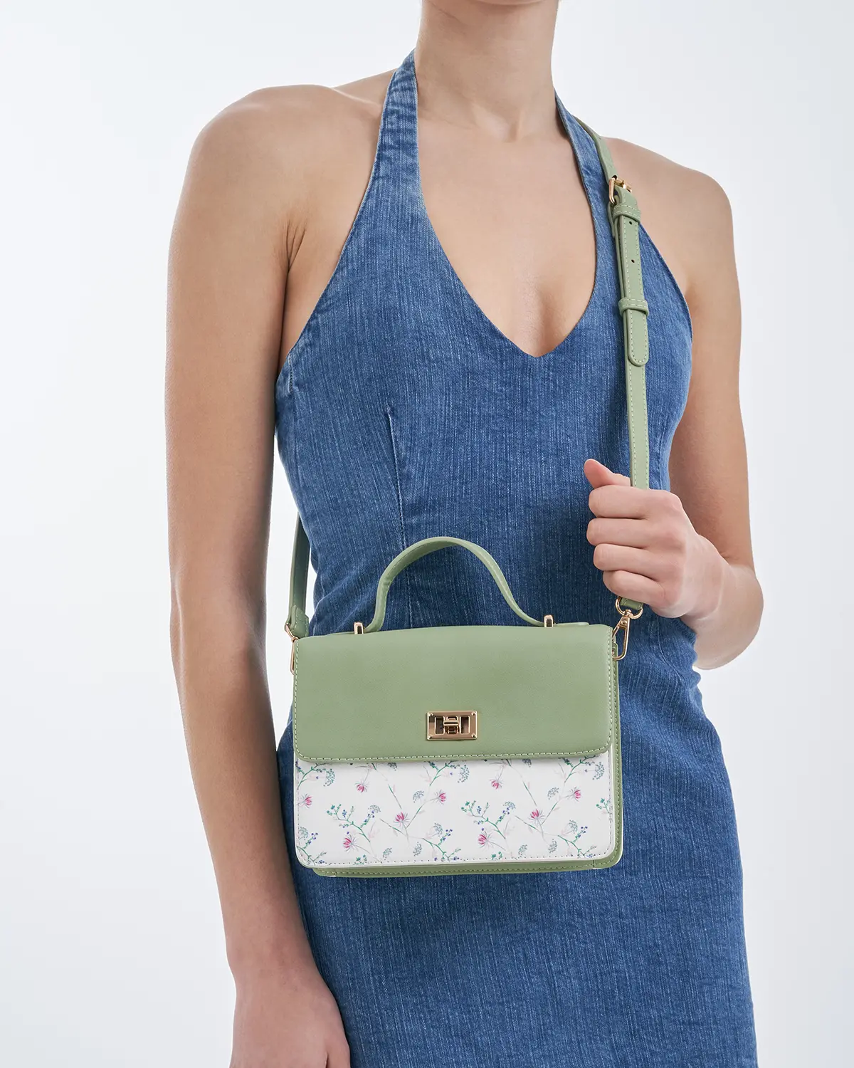 Tasche - Floral Green