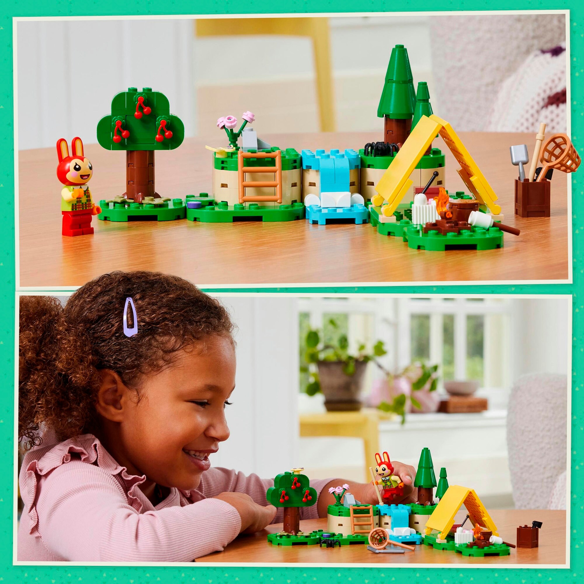 LEGO Konstruktionsspielzeug Animal Crossing Mimmis Outdoor-Spaß