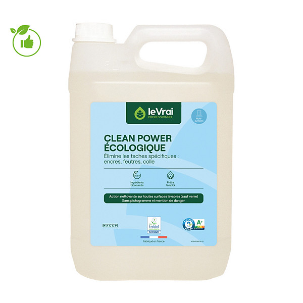 Nettoyant dégraissant ultra puissant Le Vrai Clean Power 5 L
