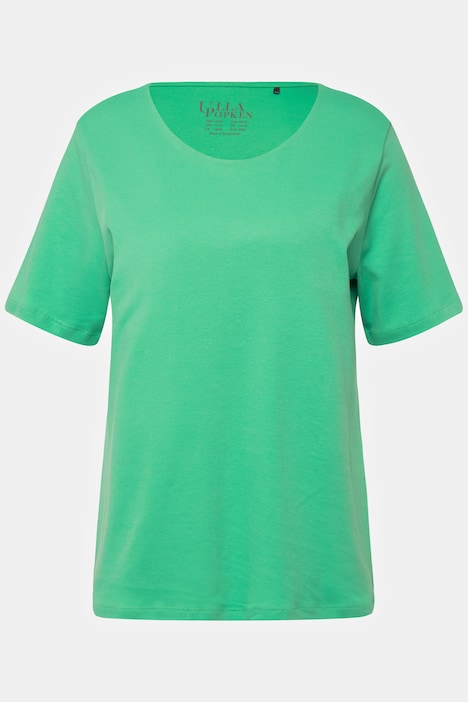Shirt, doppellagige Vorderseite, Slim, Rundhals, Halbarm