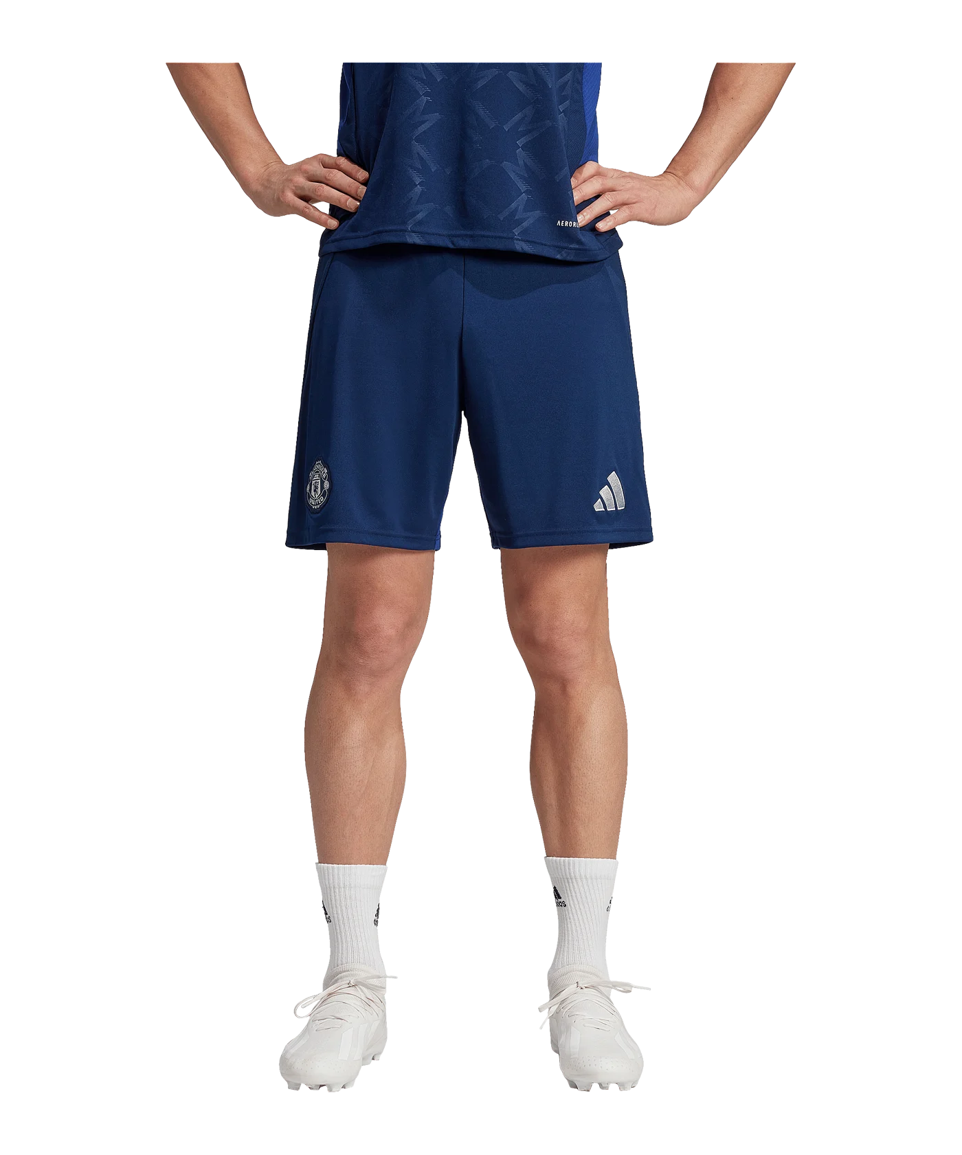 adidas Manchester United Short Away 2024/2025 Blau