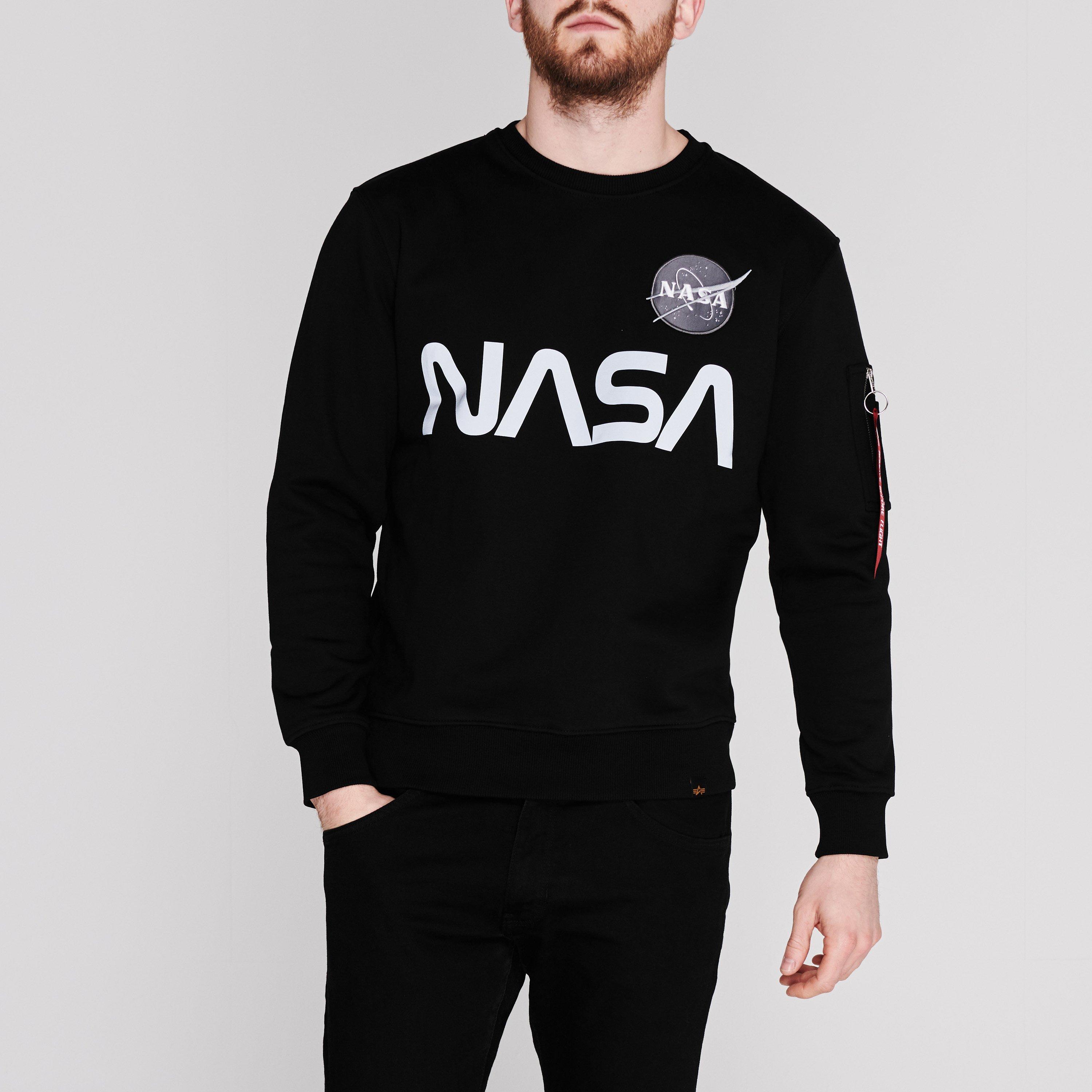 Alpha Industries NASA Reflective Crew Sweatshirt