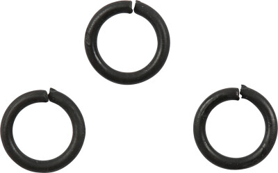 O-Ring - Str. 7 MM - Tykkelse 1 MM - Sort - 50 Stk
