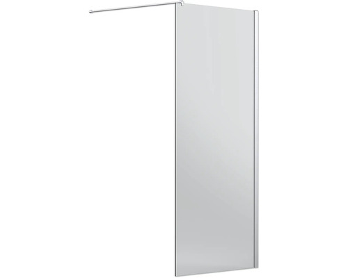 Jungborn Walk In SETTE 80 cm, profielkleur zilver, helder glas met vuilafstotende glascoating