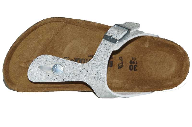 Birkenstock Gizeh Kids BS Cosmic Sprarkle White