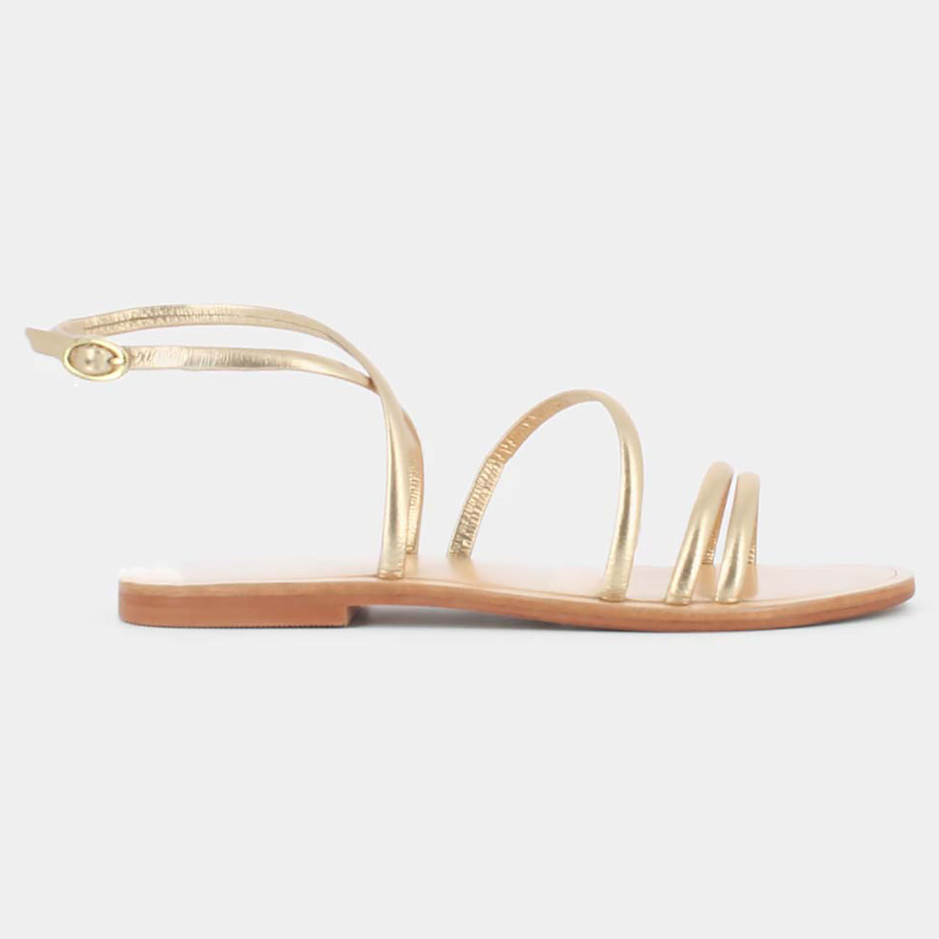 Jonak Sandales en Cuir Apolline platine