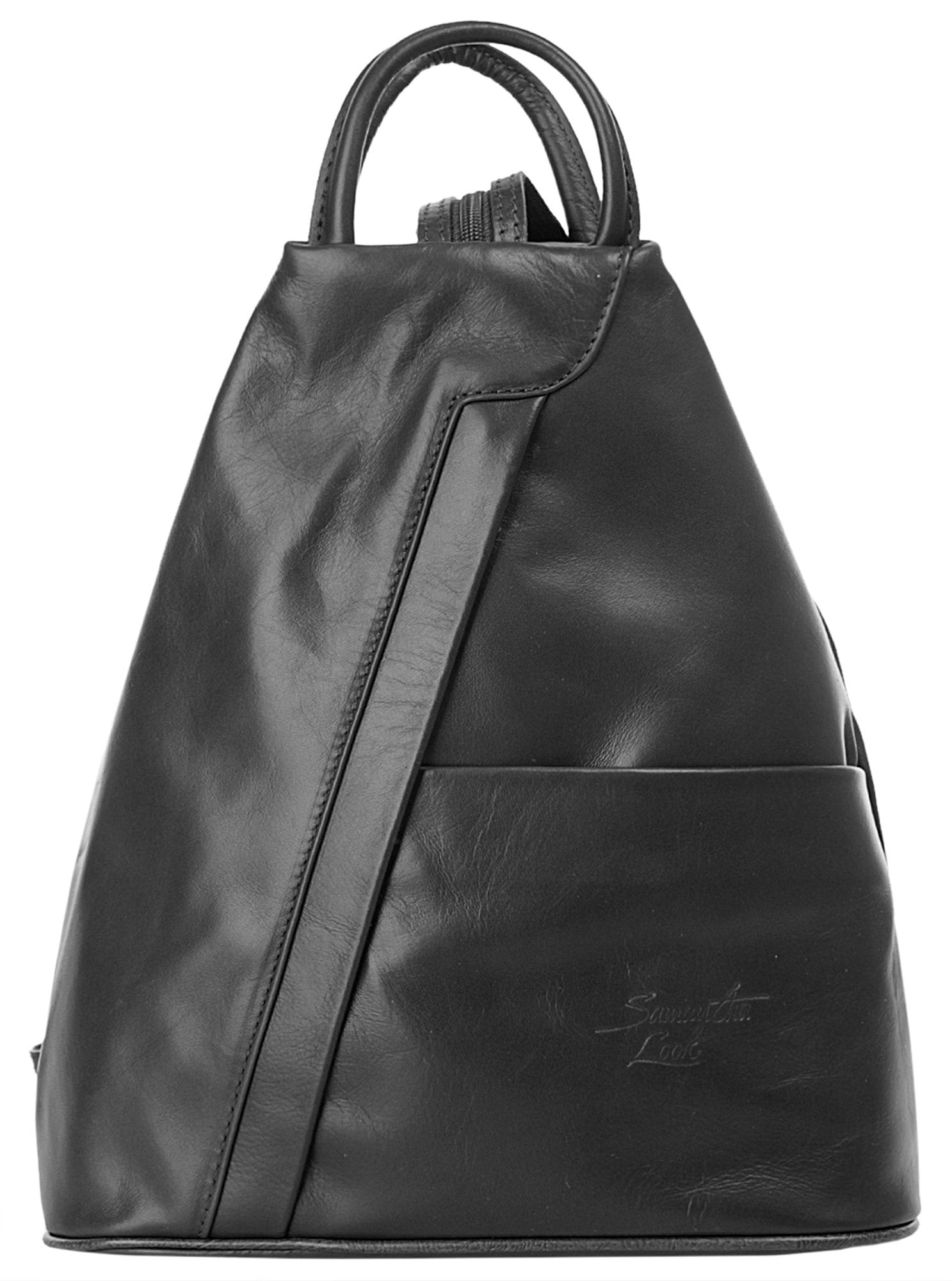 Samantha Look Cityrucksack echt Leder, Made in Italy