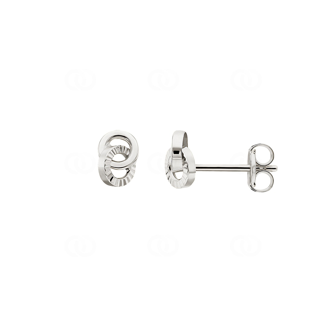 Ohrstecker 750/18 K Weissgold