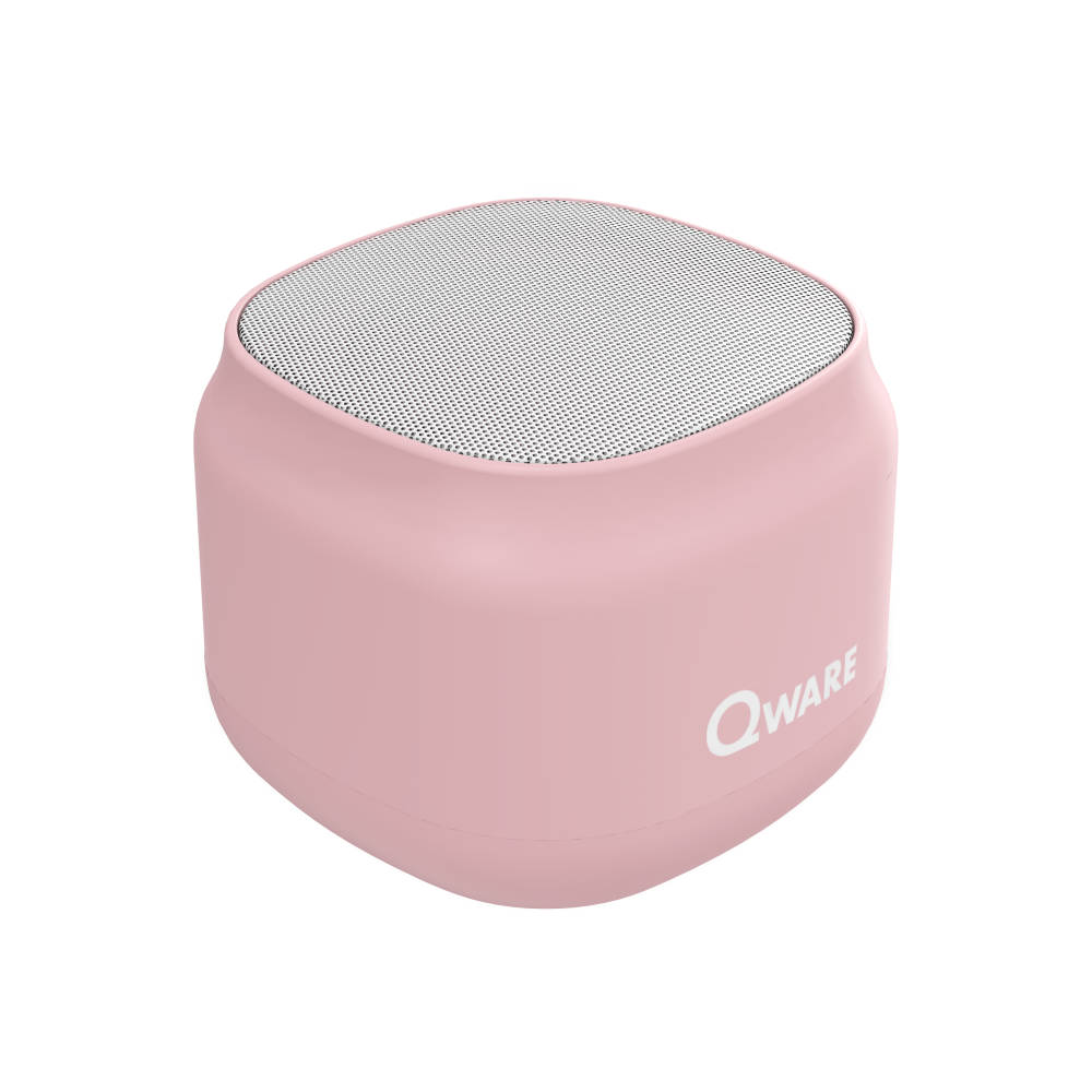 Qware draadloze bluetooth speaker - roze