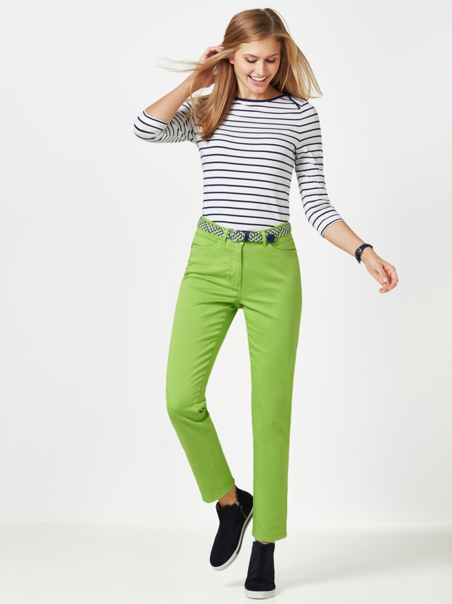 Five-Pocket-Hose Flechtgürtel