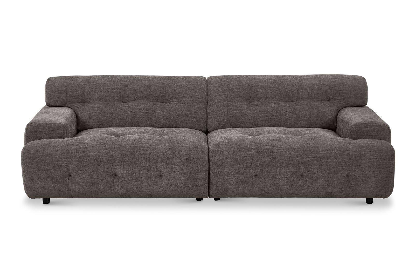 Bob 3-seter Tekstil City 85 Grey med sorte ben.