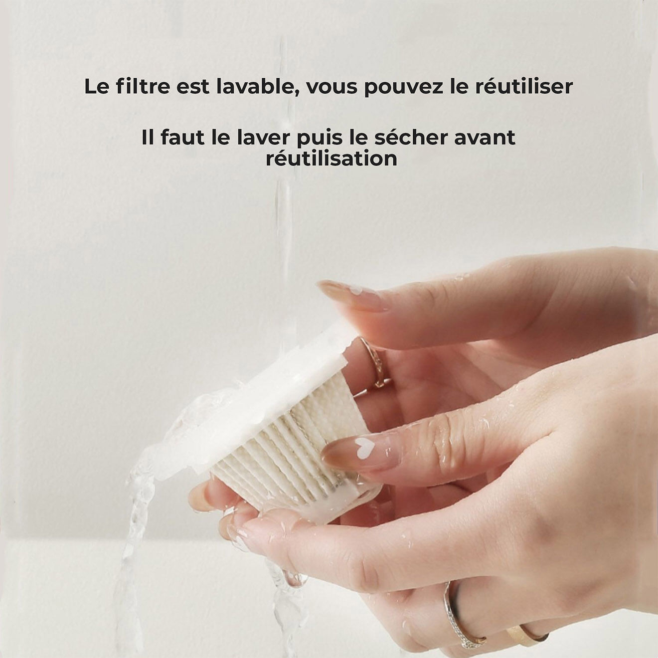 Vortex Aspirateur à main sans fil noir