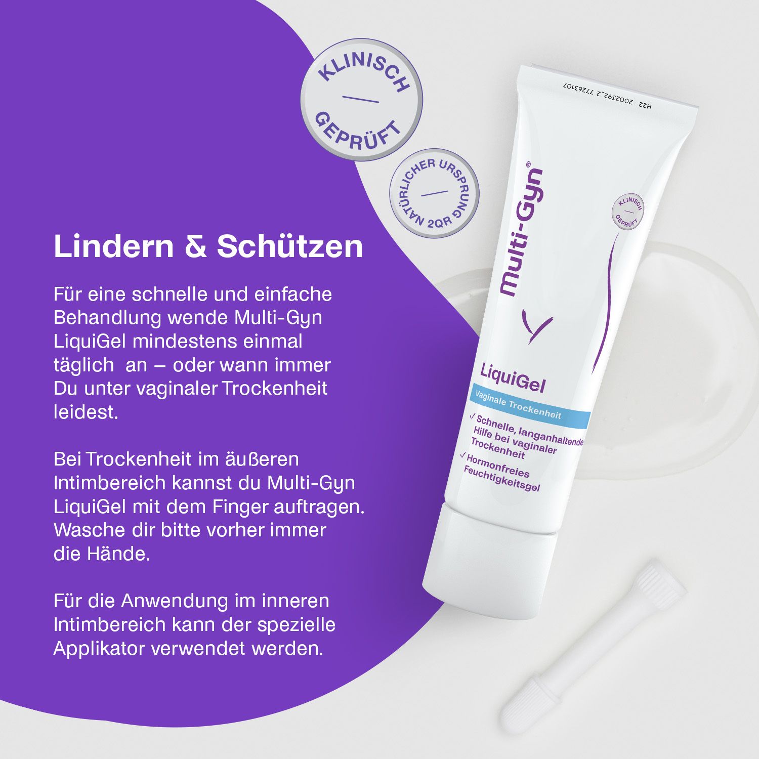 Multi-Gyn LiquiGel – zur Behandlung und Linderung von Scheidentrockenheit