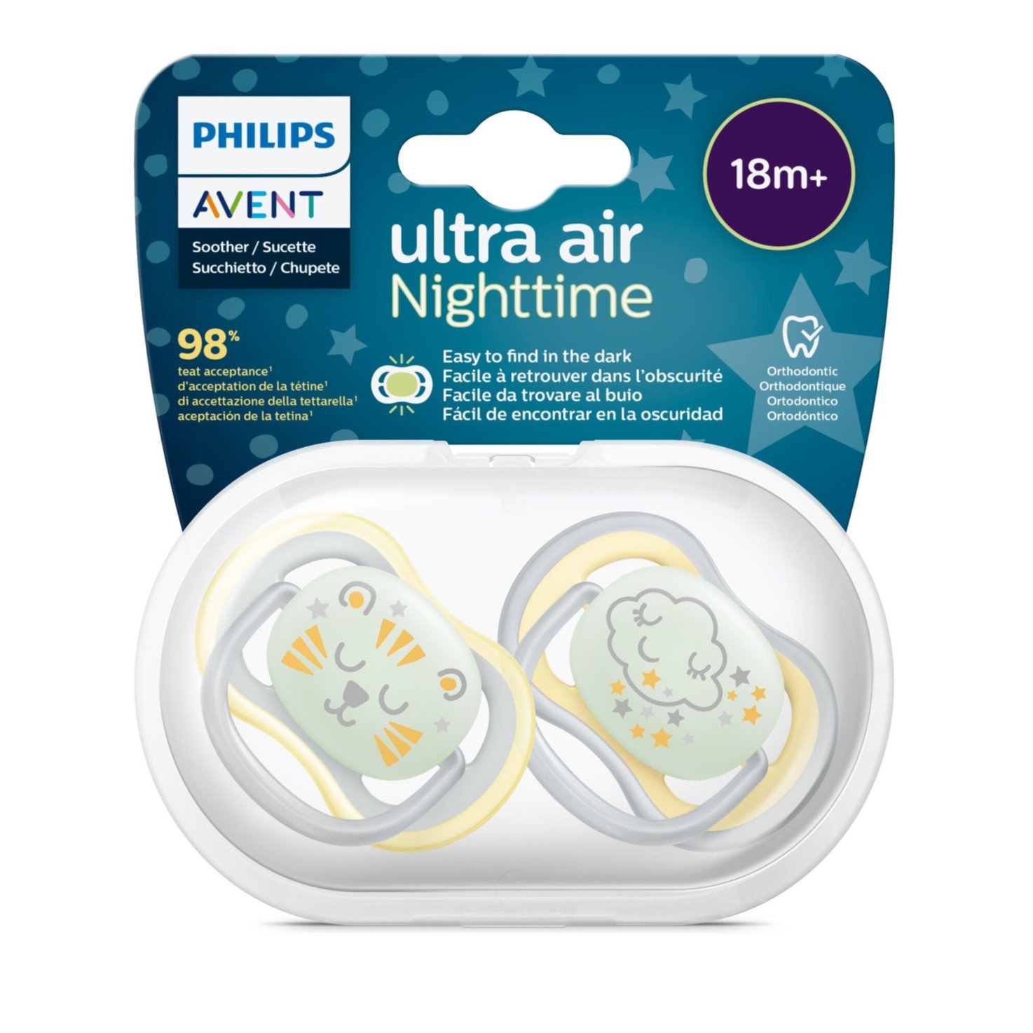 Philips Avent ultra air Nighttime Tiger & Sterne 18+ Monate