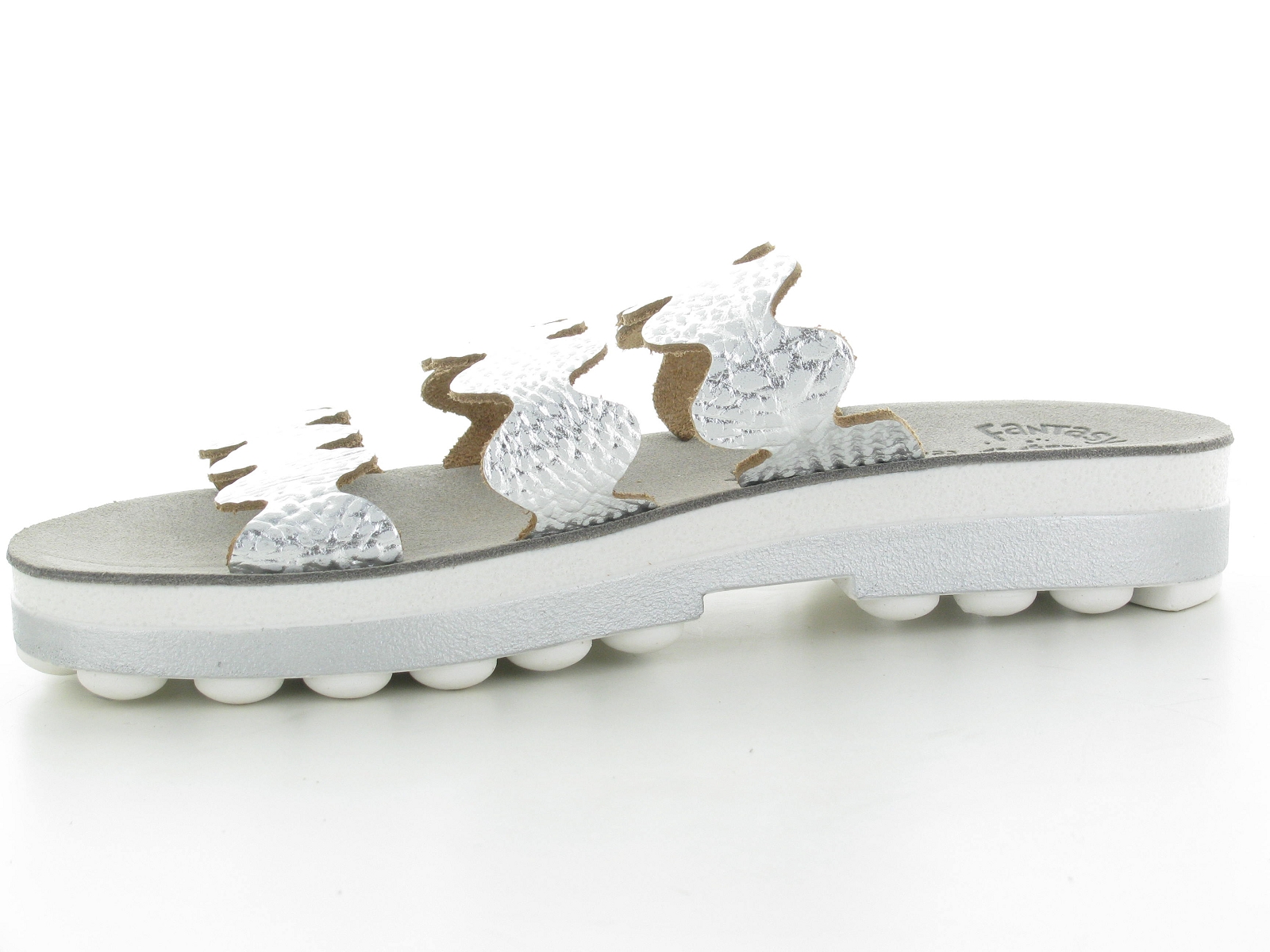 Fantasy sandals-S9012 Cuir Argent