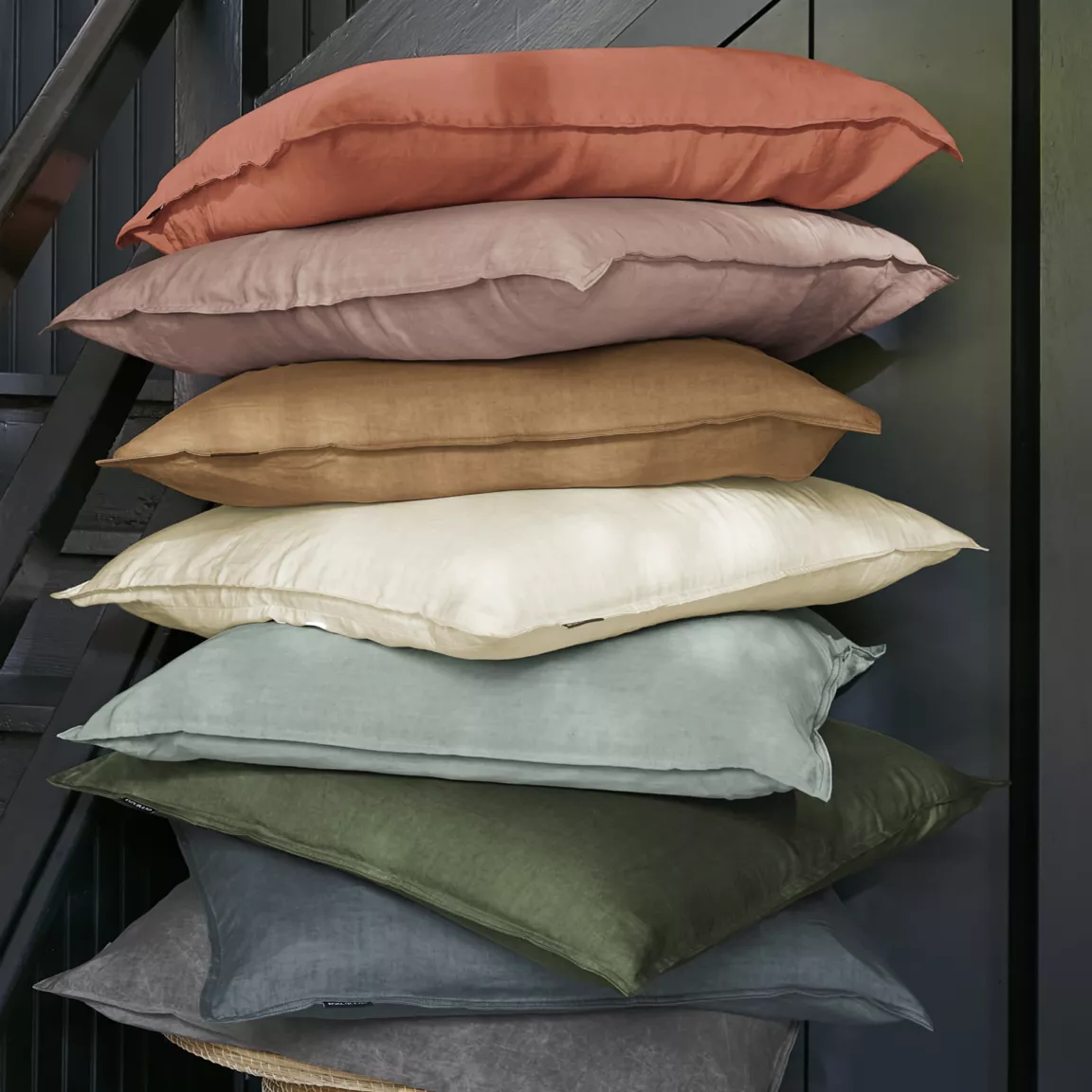Housse de couette lyocell Tencel™ lavé (240 x 220 cm) Olivia Camel