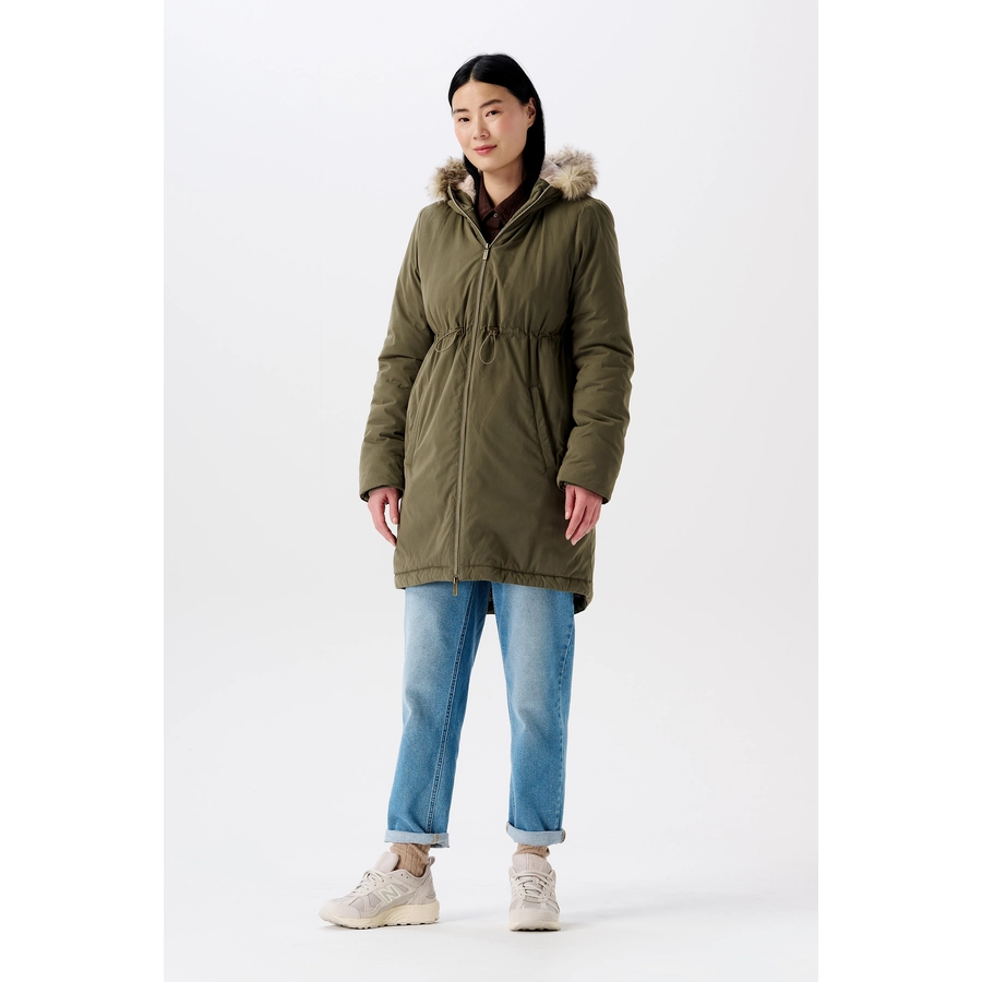 Noppies Umstandsjacke Winter Frankfurt 3-way Dusty Olive