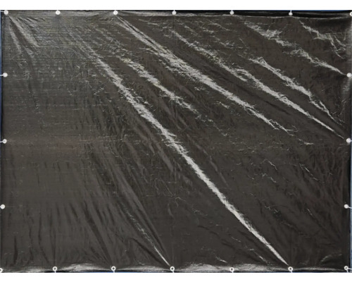 Bouwhekbescherming, bouwhekzeil 140 g/m² zwart 176 x 341 cm