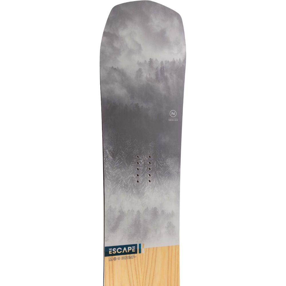 Nidecker ESCAPE - Snowboard all mountain Homme grey/beige/black