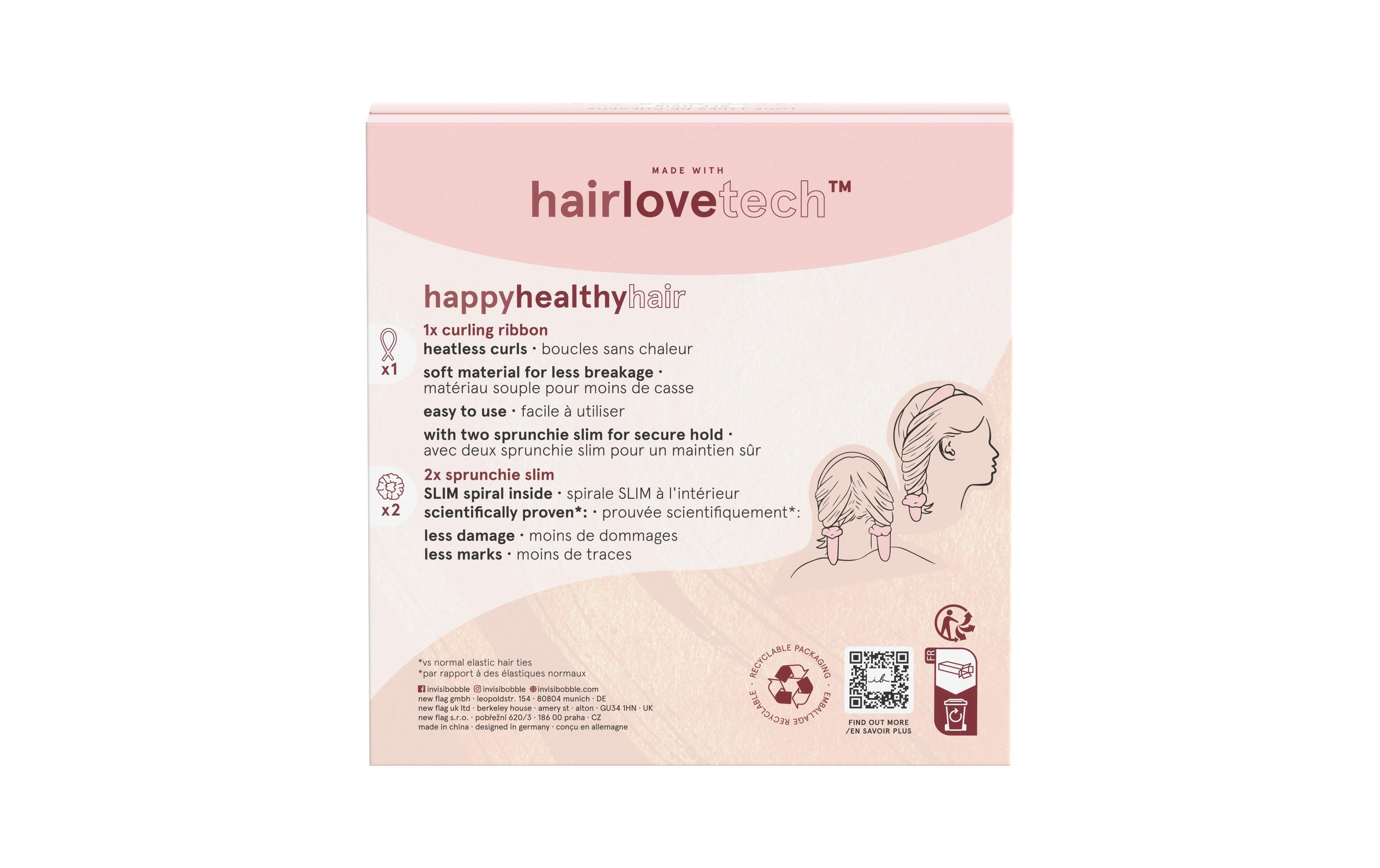 Heatless Curl Set 3-teiligEinfach zu bedienendes Locken-Set aus hochwertigem, seidigem Material