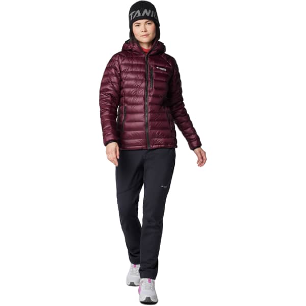 Doudoune randonnée COLUMBIA W ARCTIC CREST DOWN HOODED JACKET MOONVISTA/BLACK