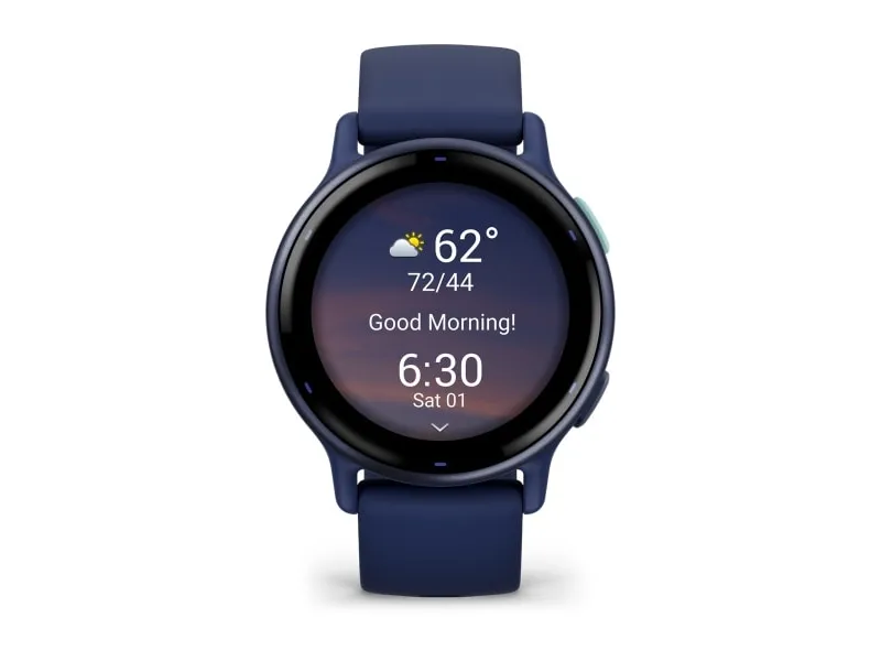 Garmin vívoactive 5 - Marine - smart ur med bånd - silikone - håndledsstørrelse: 125-190 mm - display 1.2